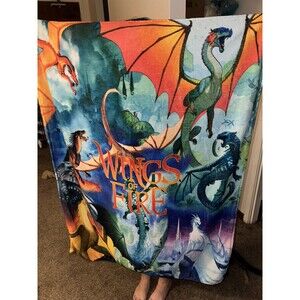 Wings Of Fire All Together Sherpa Fleece Blanket | Wings Of Fire All Together